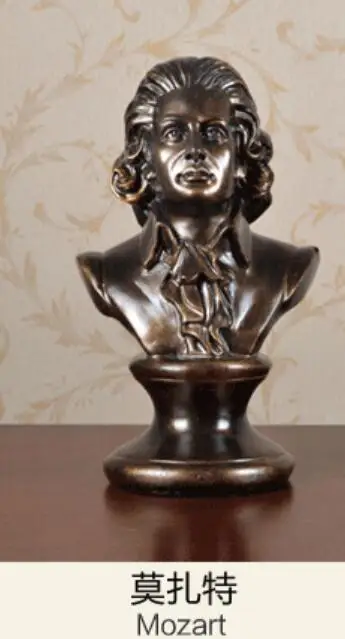 Beethoven представлял музыканта статуэтка Моцарта борец пианино для людей поделки из