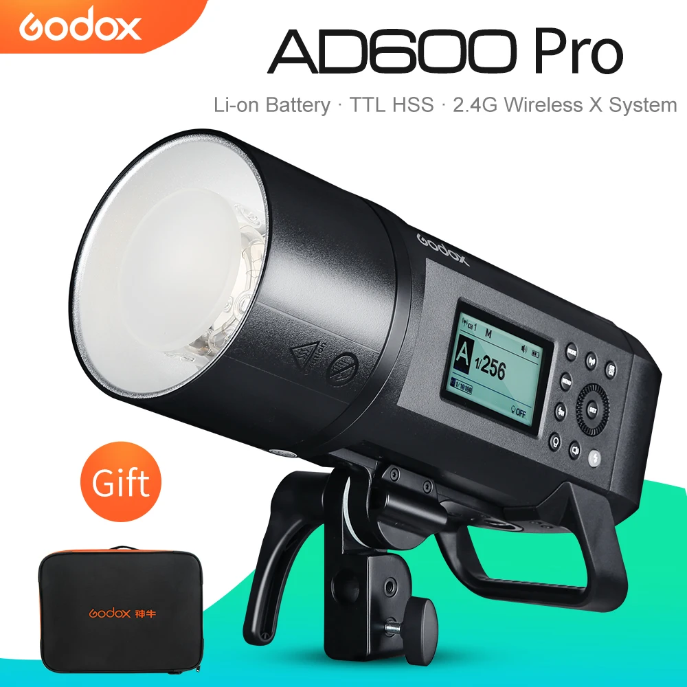 Модернизированная Внешняя вспышка Godox AD600 Pro WITSTRO все в одном AD600Pro литий ионная