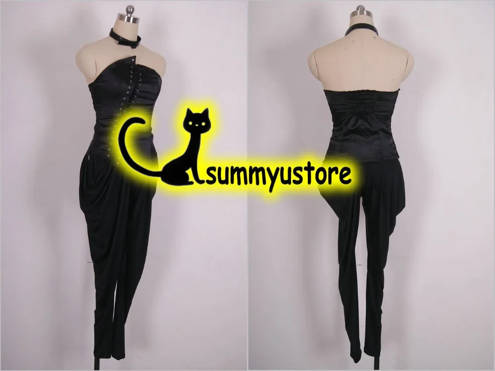 

Free Shipping!Namie Amuro neonlight lip stick PV Black Performance Clothing Cosplay Costume!Customized Acceptable order