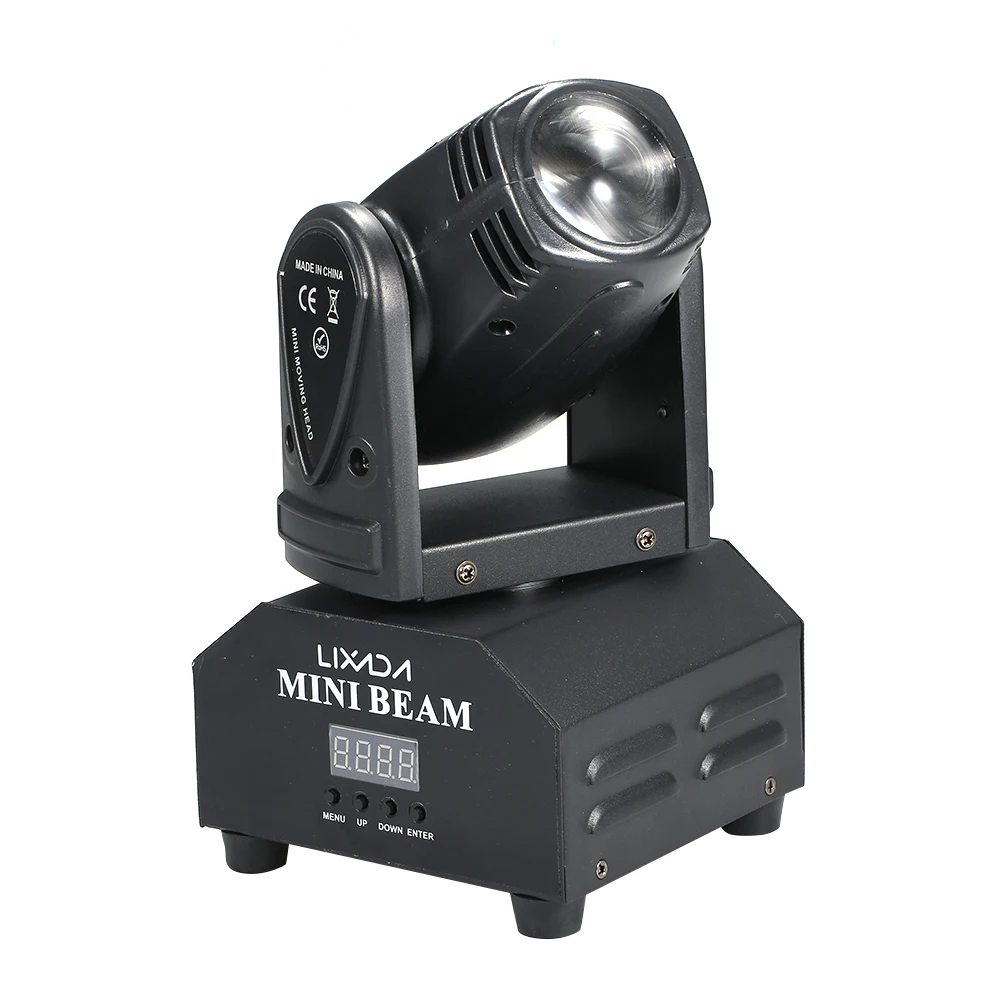 Профессиональный RGBW микс Цветной DMX 512 мини светильник с подвижной головкой 50 Вт