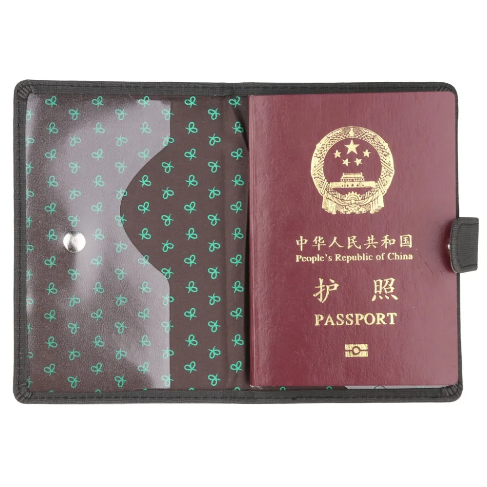Путешествия Обложка для паспорта Card Case Коробка для хранения карт ID кредитных карт держатель дело протектор Организатор документ сумка для хранения Q4