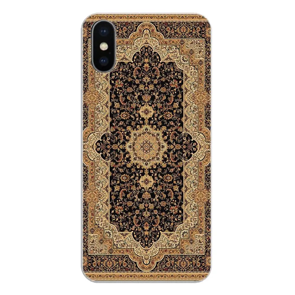 Transparent Soft Cases Covers Persian carpet Floral pattern Art For Xiaomi Redmi 4X S2 3S Note 3 4 5 6 6A Por Pocophone F1 Mi |