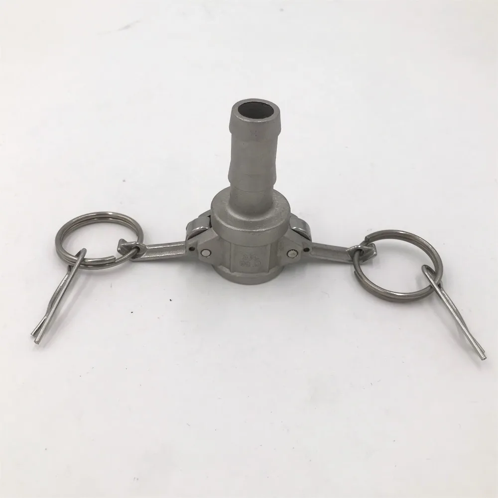 

Camlock QD - 1/2 Type C, Stainless Steel 316, Homebrew Fitting, 1/2" Barb