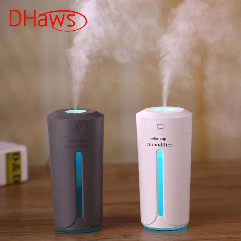 DHaws 230 мл мини увлажнитель воздуха USB Ультразвуковой автомобильный аромадиффузор