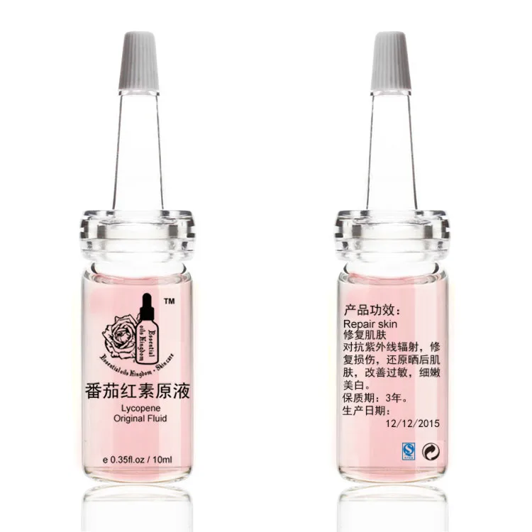 

Lycopene Original Fluid UV Resistant Anti-wrinkle Freckle Removing Hyaluronic Acid Moisturizing Freckle Anti Aging 10ml*2pcs