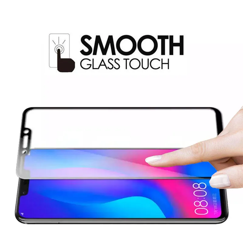 2 шт. Защитное стекло для Huawei P Smart plus закаленное защита экрана полное покрытие