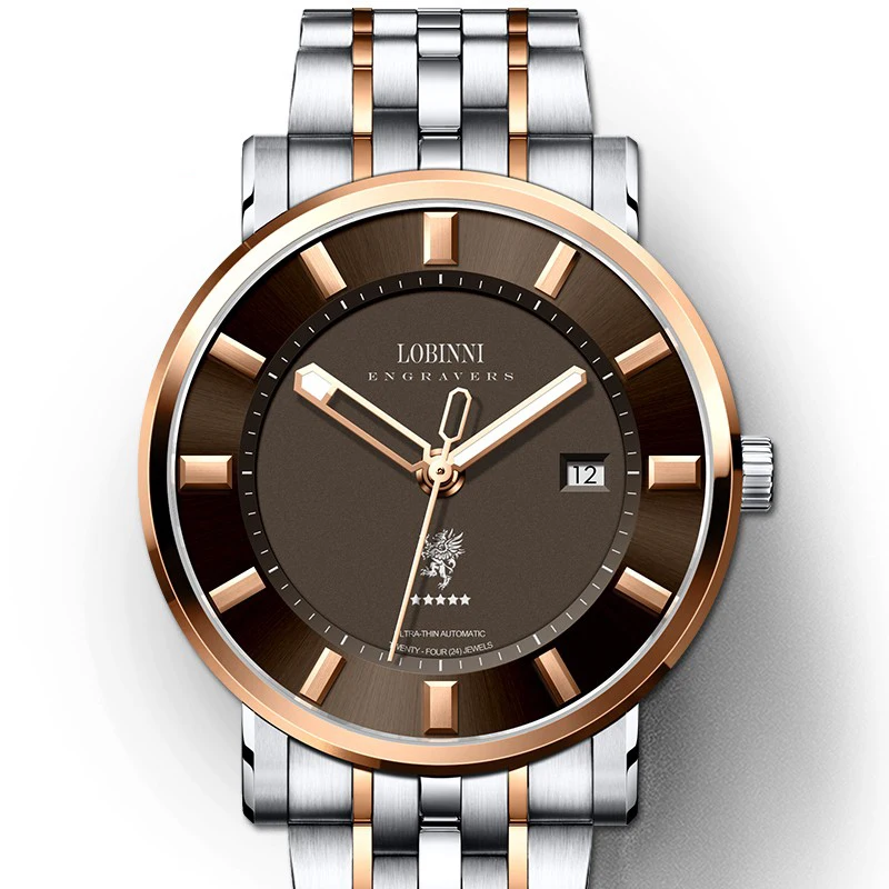 

Top Luxury Brand LOBINNI Switzerland Watch Men Japan MIYOTA Automatic Mechanical Men's Watches Sapphire Waterproof clock L5001-3