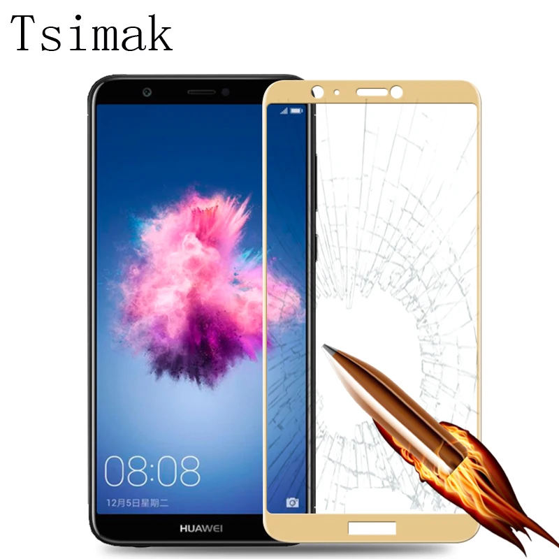 Tsimak закаленное Стекло для Huawei Honor 7x P Smart заказать 7 s Экран Full Cover защитная плёнка из