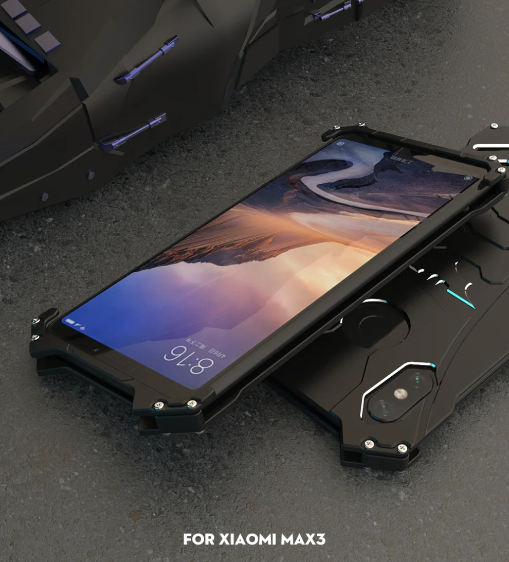 Роскошный металлический алюминиевый чехол для Xiaomi mi Max 3 Marvel с элементами Бэтмена, жесткий защитный чехол для Xiaomi mi Max 3/mi Max3 чехол