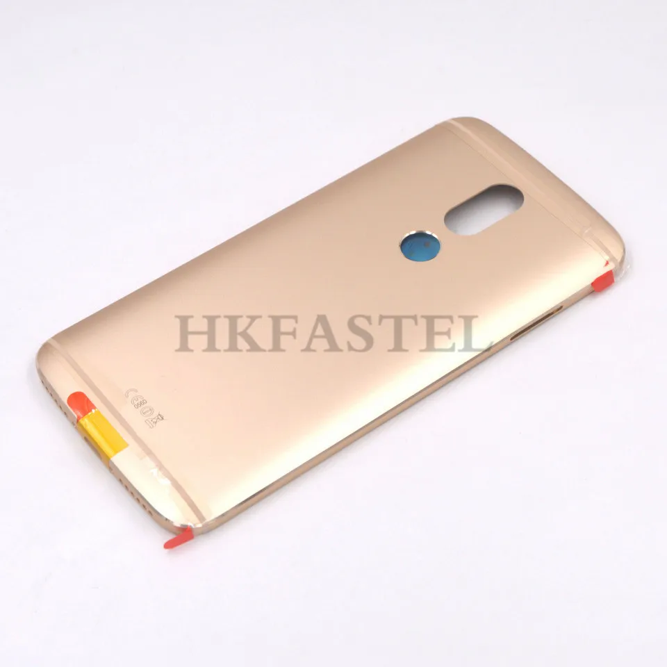 Hkfatel для Moto M XT1662 XT1663 корпус для Motorola M XT1662 XT1663 Корпус для мобильного телефона задняя крышка батарейного отсека чехол