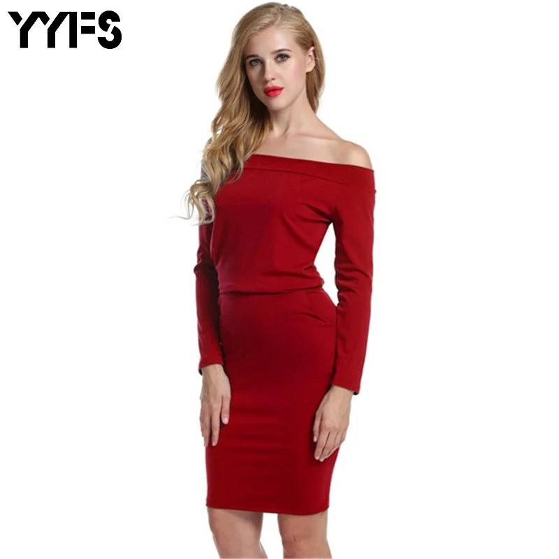 2017 платье без бретелек Женщины с плеча Летние черные пикантные вечерние