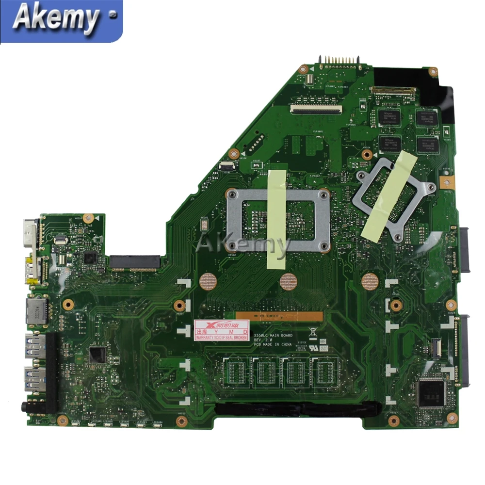 Amazoon X550LC материнская плата для ноутбука ASUS X550LD X550LN тест оригинальная без RAM I5-CPU