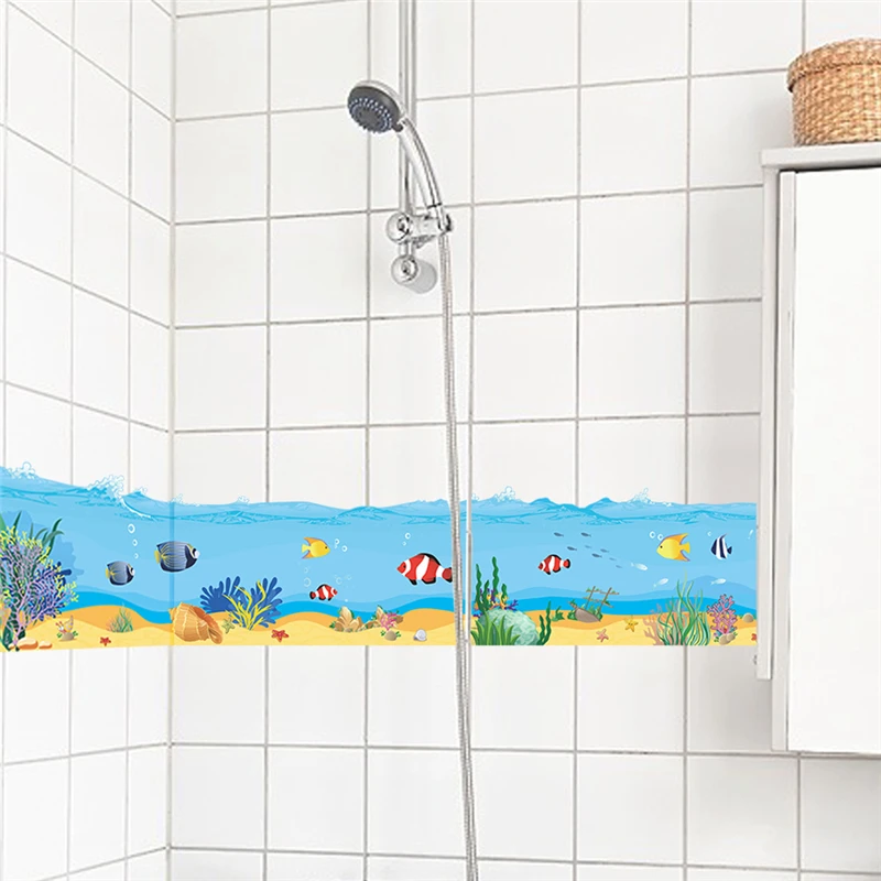 Детская Настенная Наклейка Морское дно|mural art wall stickers|mural paintingsticker ds |