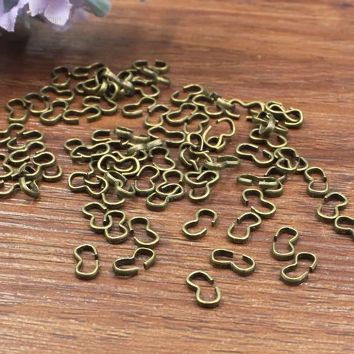 500 шт./лот модные железные разъемы для коннекторов браслетов и ожерелий застежки