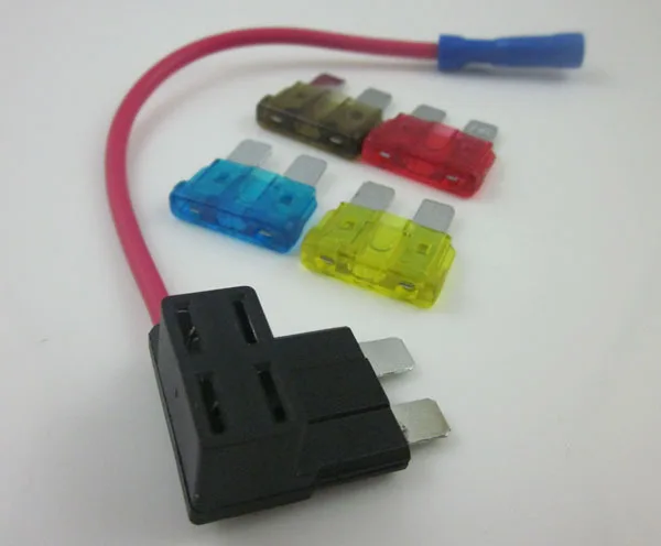 Предохранитель среднего размера АТМ адаптер с двойным держателем цепи +