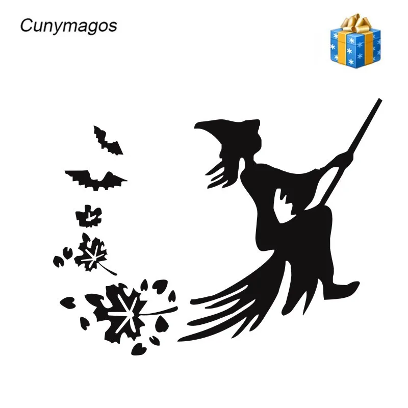 Cunymagos метла ведьмы модная наклейка на машину мотоцикл виниловая креативный кузов