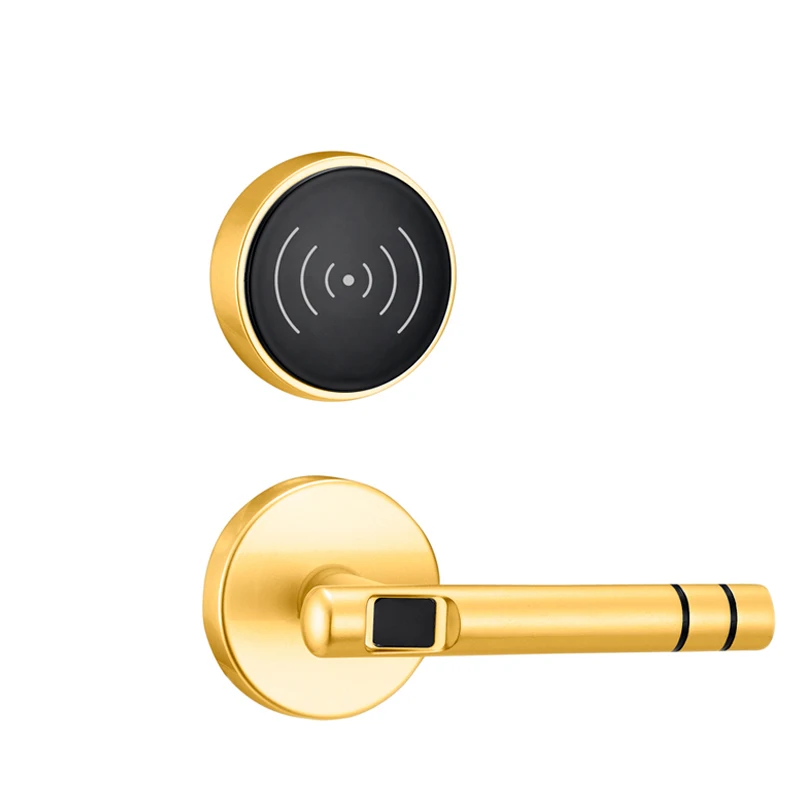 Golden RFID карты цифровой электрический безопасности двери отель замок-считыватель карт - Цвет: Golden