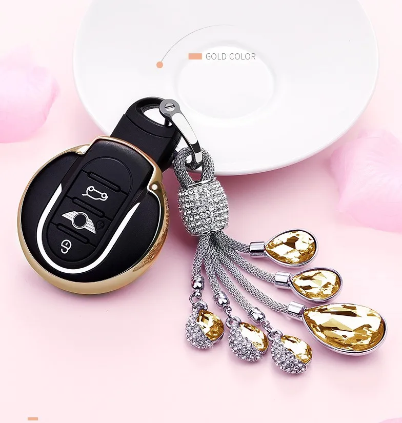 Для BMW mini cooper key защитное покрытие модификация Мини-Автомобильный ключ цепочка
