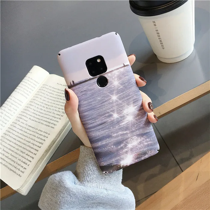 Ourdeals PC водорастворимые наклейки простой воды пульсация Телефон чехол для Huawei Honor