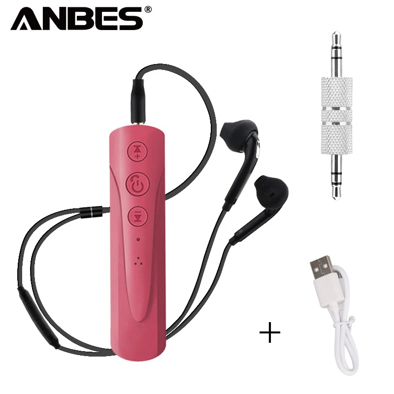 ANBES Беспроводной Bluetooth приемник для наушников комплект громкой связи аудио