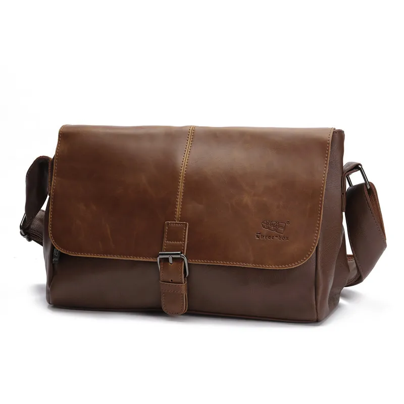 Мужская сумка мессенджер из искусственной кожи высокого качества|bag button|mens leather