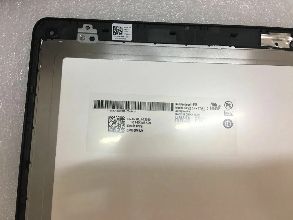 14 дюймов для DELL Vostro 5460 V5460 5470 V5470 5480 V5 ЖК дисплей в сборе CN-0YWMRF 0 ywmrf b140xtt01.0 |