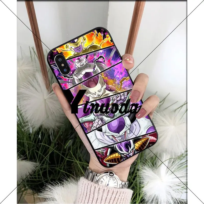 Yinuoda DRAGON BALL Z DBZ Goku TPU черный чехол для телефона Apple iPhone 8 7 6 6S Plus X XS MAX 5 5S SE XR мобильные
