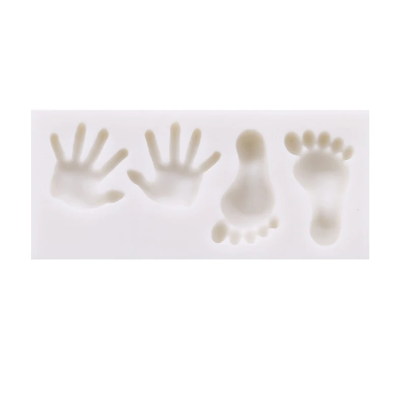 Small Hand &amp Foot Silicone Mold Fondant Mould Cake Decorating Tool Chocolate Gumpaste Baking and Kitchen Accessories | Дом и сад