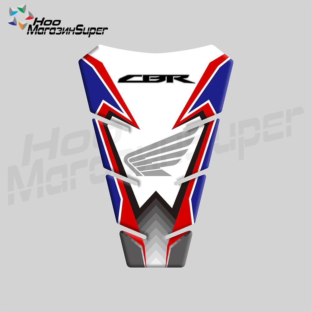 Для Honda CBR1000RR 600RR CBR синий красный белый 3D наклейка на бак мотоцикла Защитная