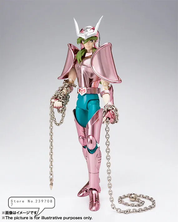 Тканевая розовая ткань Bandai Saint seiya Shun Andromedae возбуждающая версия Cloth EX