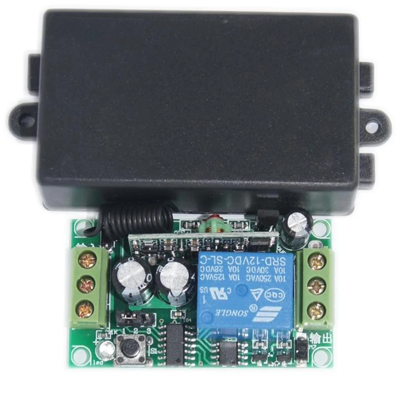 Беспроводной пульт дистанционного управления 12 В постоянного тока 10 А 1 канал РЧ