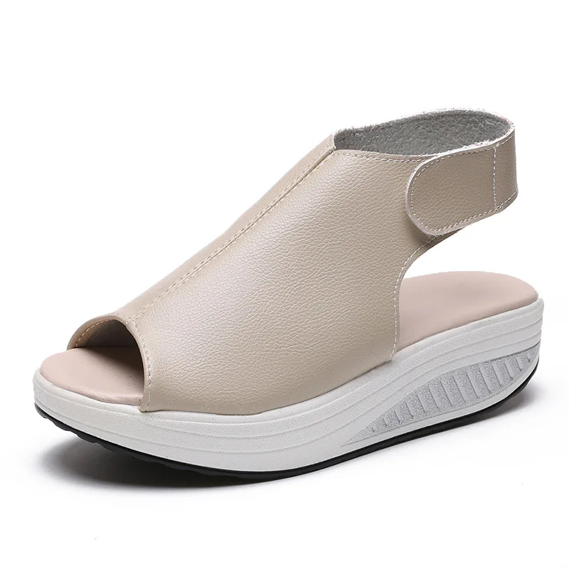 

New Womens Shoes Summer Sandals Platform Wedges Woman Fashion Gladiator Sandals Ladies Peep Toe Casual High Heels Shoes