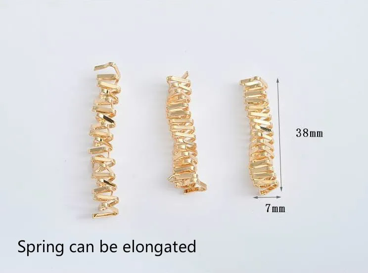Корейское покрытие 14k золото Цвет мельница цепь серьга пружина серьги аксессуары