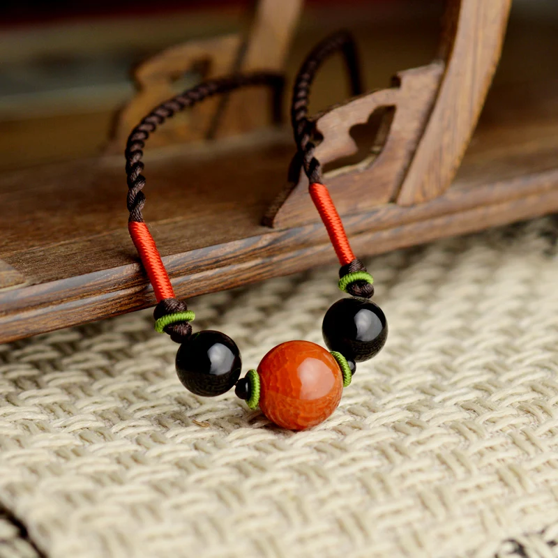 Ethnic Eed Dragon Grain Stone Choker Necklace For Women short rope chain fashion ethnic femme vintage jewelry 2018 new arrival | Украшения