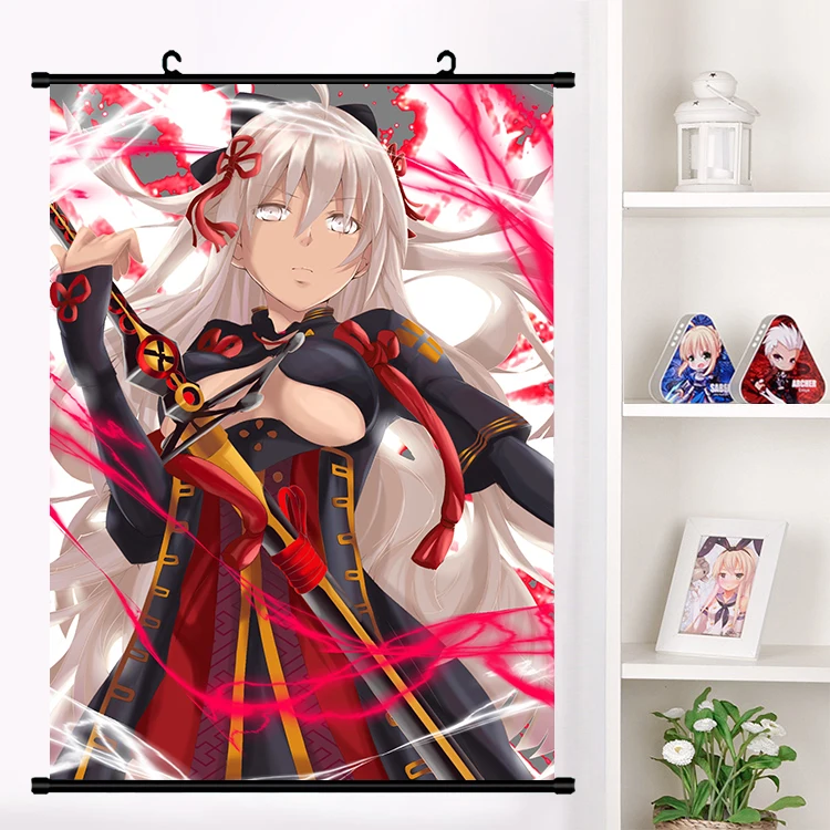 Аниме Fate/Grand для Okita Souji изменить Косплэй наклейки на стену панно настенные