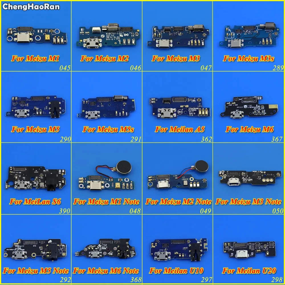 Зарядное устройство ChengHaoRan с USB разъемом для Meizu M1 M2 M3 M3S M5 M5s M6 Note A5 S6 U10 U20|Шлейфы