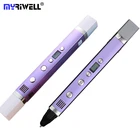 3d-ручка Myriwell с питанием от USB, умная ручка для рисования, 3D Ручка, детская креативная обучающая игрушка, инновационная ручка, ручка для рисования, 3d-модель