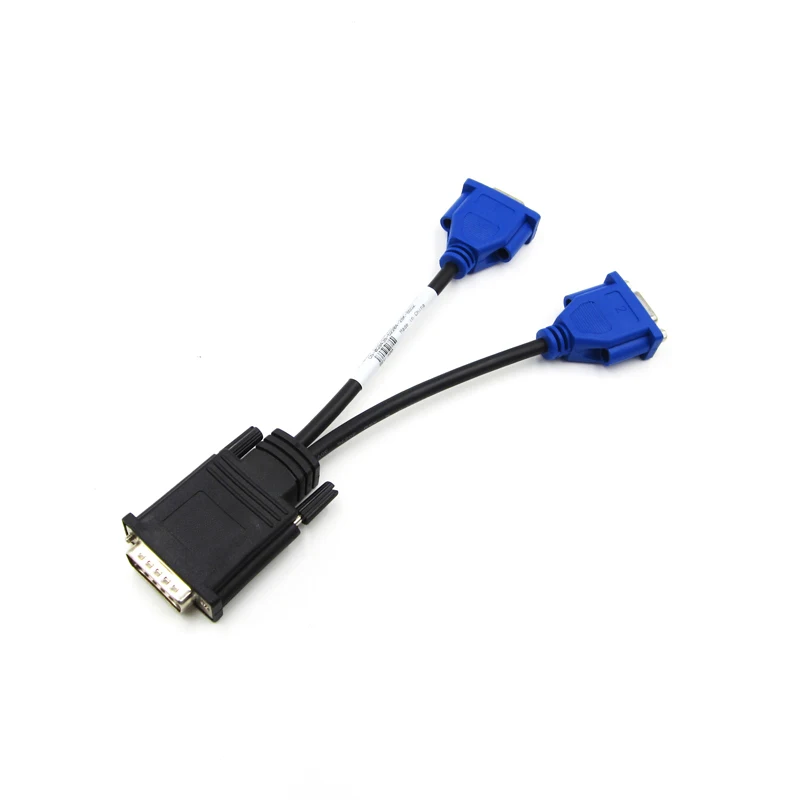 DMS-59 Pin 5.9mm Male to 2 VGA 15 Female Splitter Adapter Cable Lead Wire For HP Dell Monitor TV Projector Computer | Электронные