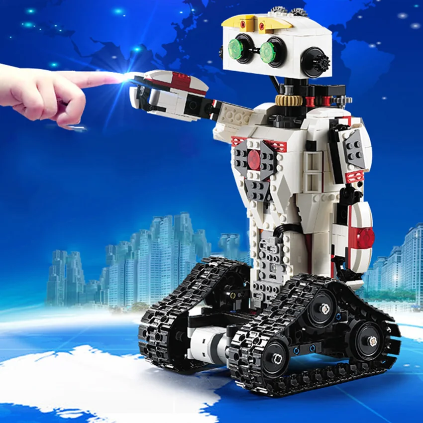 710/606 шт RC робот строительные блоки 2в1 трансформирующий литиевый аккумулятор