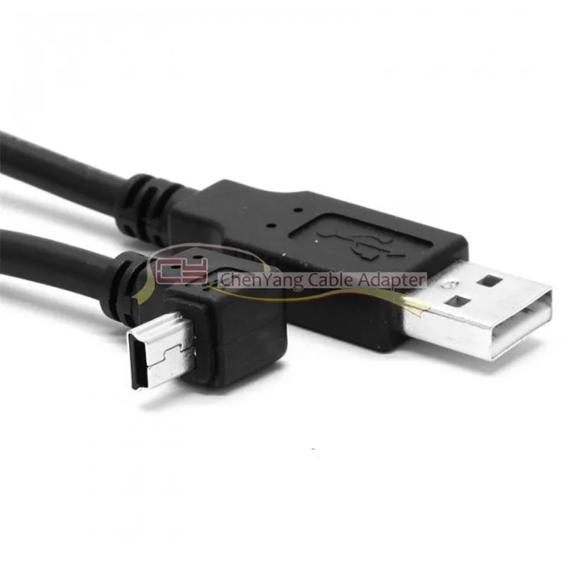 

USB 2.0 A Male Up Angled 90degree USB Mini B Male cable 50cm