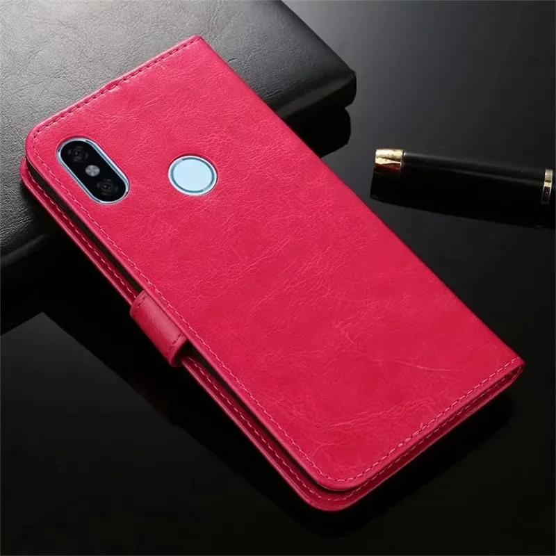 Кожаный чехол-кошелек PDGB для Xiaomi mi 8 Lite A2 Lite mi 9 Play mi x 2s 3 Red mi 6A Чехол-книжка в деловом стиле мягкий чехол