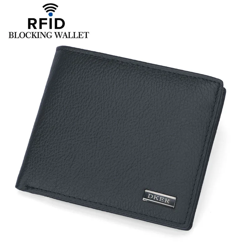 RFID Блокировка 2018 брендовый модный кошелек мужские кошельки из натуральной кожи