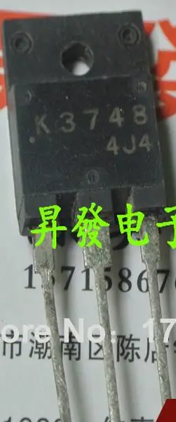 

Free Shipping 10PCS Of K3748 2SK3748 High Voltage Power MOS 4A 1500V YF0913