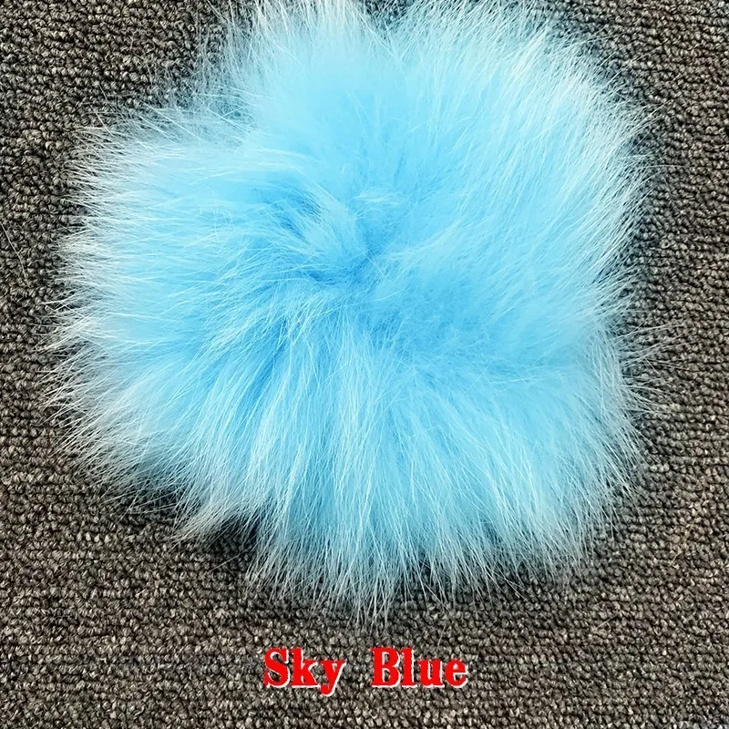 BFFUR женская шуба из натурального меха модная куртка Женские топы Модные средней длины Полосатое цельное зимнее пальто из цельной кожи - Цвет: Sky blue