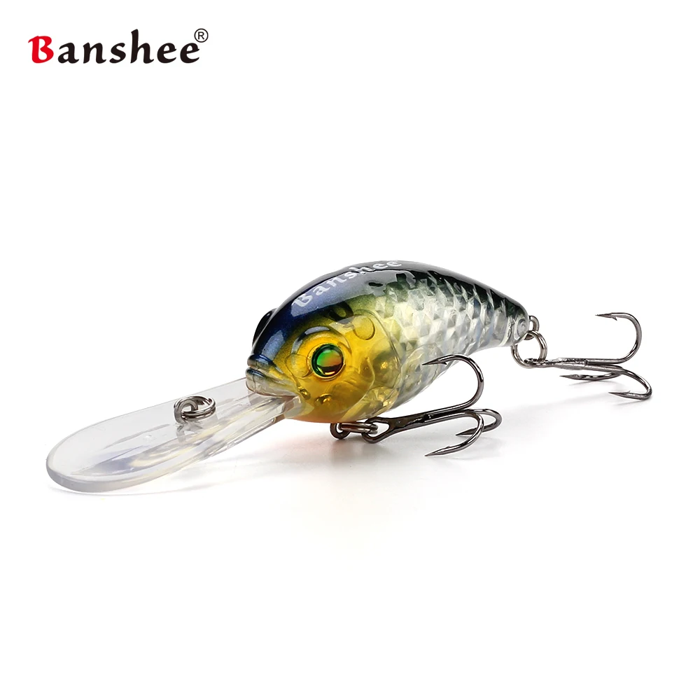 Banshee 50 мм 10 г плавающая приманка для ловли окуня VC04 воблер со звуком погремушки