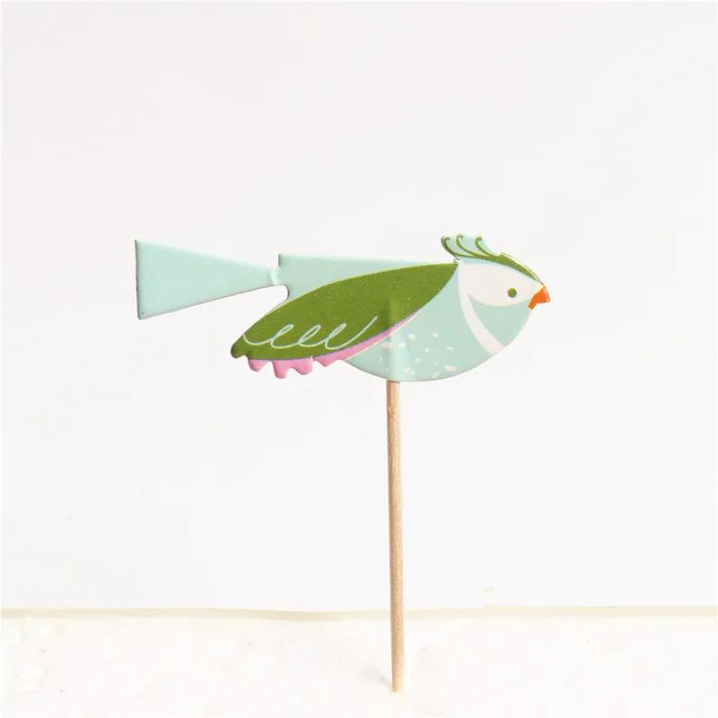 24 шт./лот Новый Дизайн милые птицы тематических вечеринок мультфильм кекс