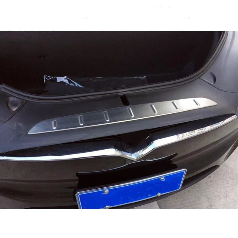 Новинка для Tesla MODEL X 2016 2018 2 шт. Передняя защитная накладка из нержавеющей стали