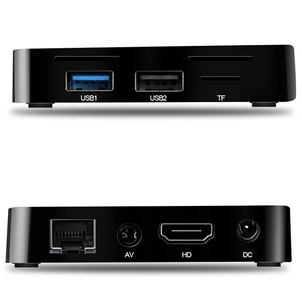 X88 Мини ТВ приставка с голосовым управлением Android 7 1 Смарт 2G 16G Rockchip RK3328 поддержка