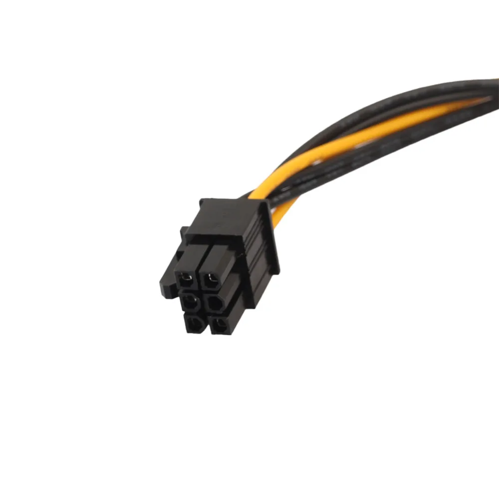 Двойной 4 контактный 6 Pin PCI E Express конвертер адаптер кабель питания usb sata riser card rj45