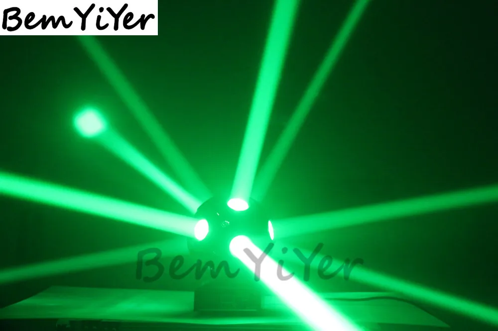 2 шт./лот цветов 12x10 w led магический шар луч переезд головного света/сумасшедший